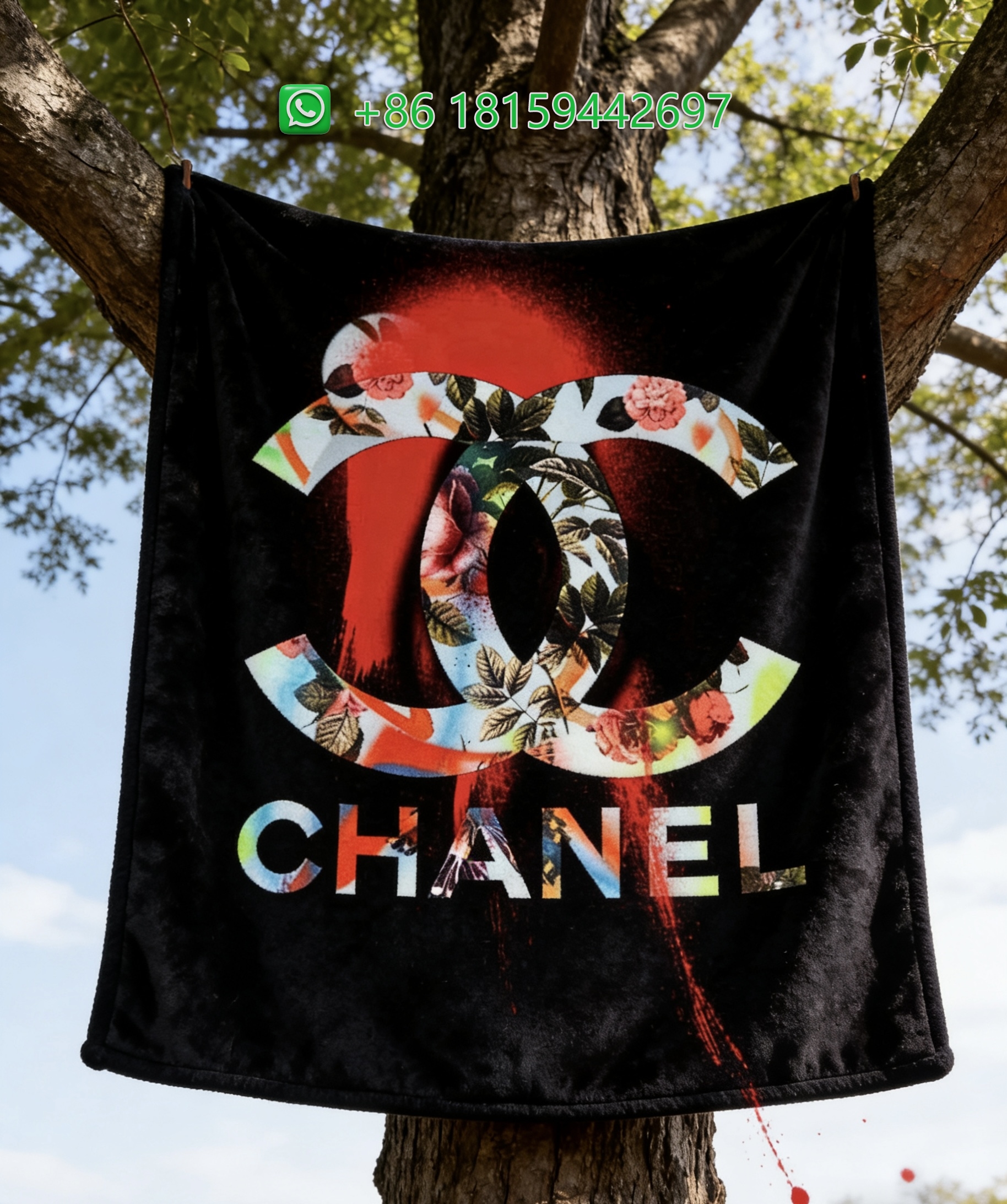 Chanel Throw Blankets